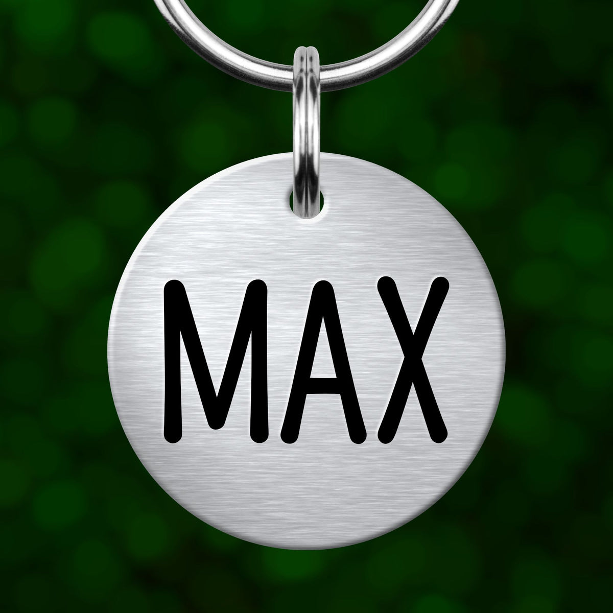 Bold Name Dog Tag