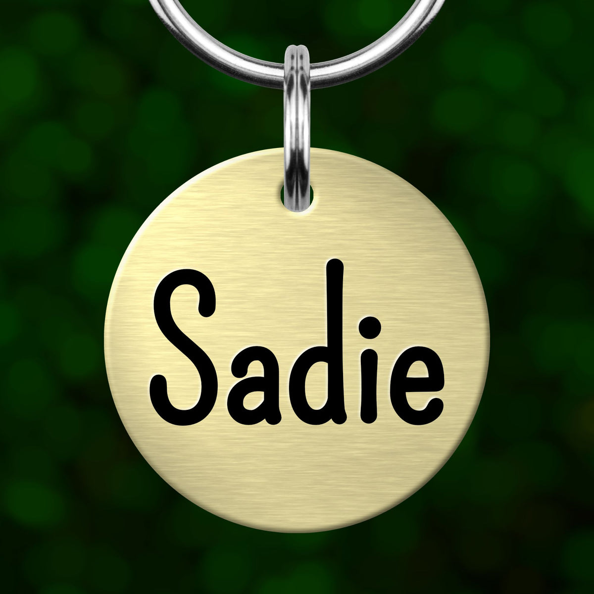 Bold Name Dog Tag