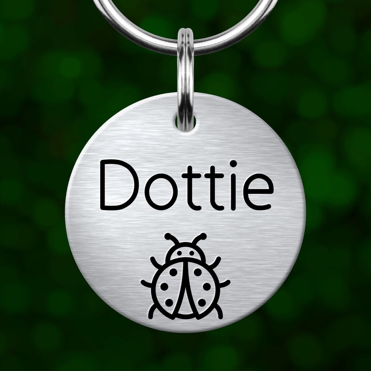 Ladybug Dog Tag