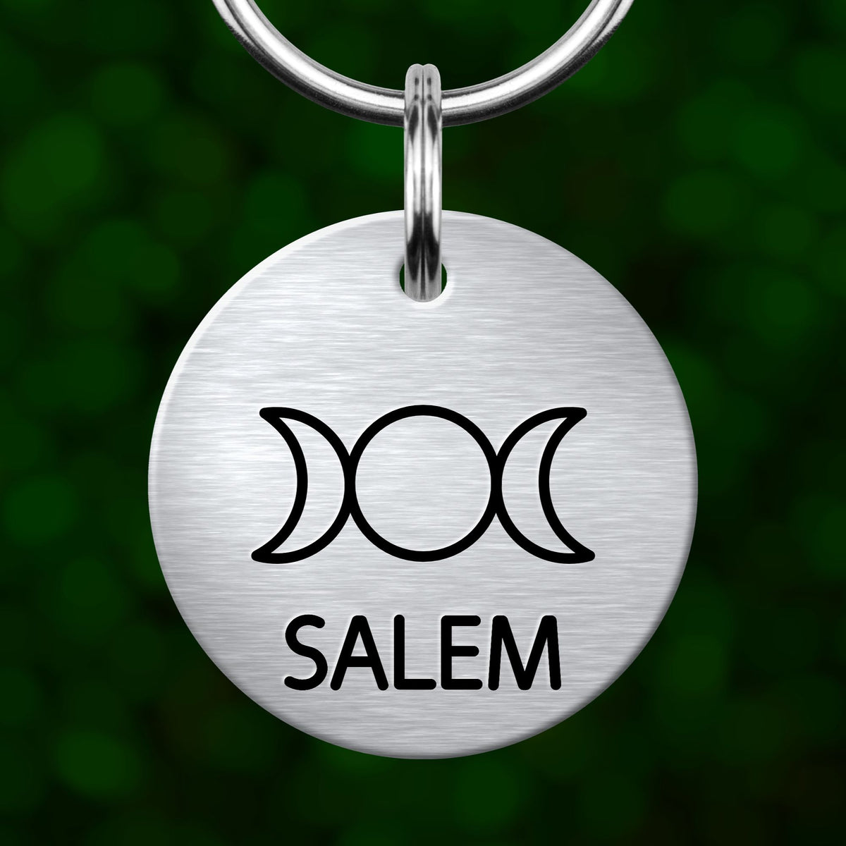 Triple Moon Dog Tag