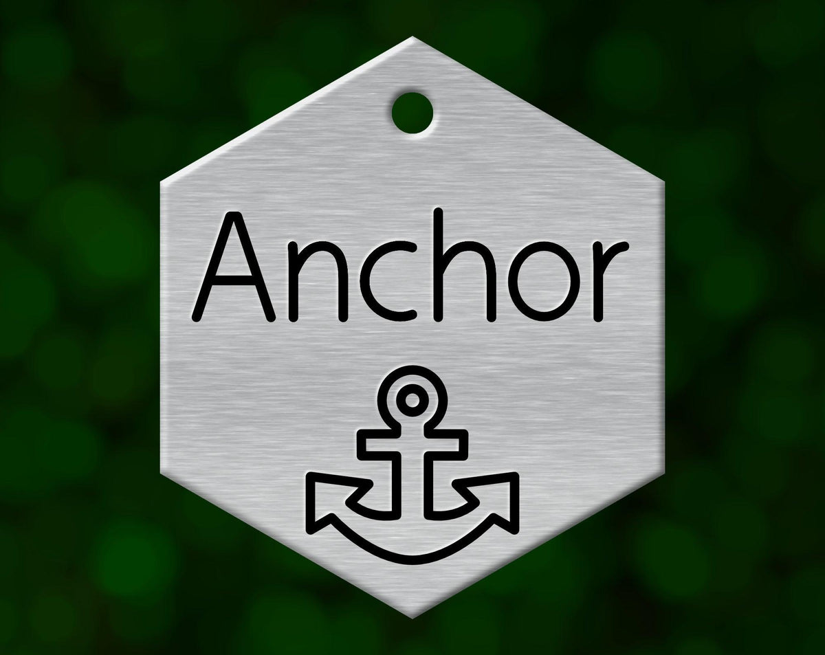 Anchor Dog Tag