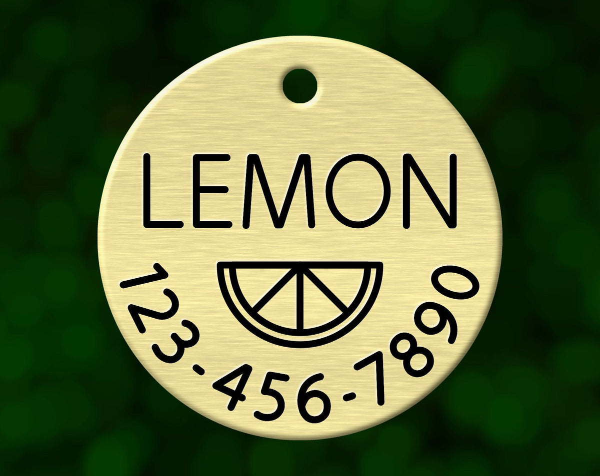 Lemon Dog Tag
