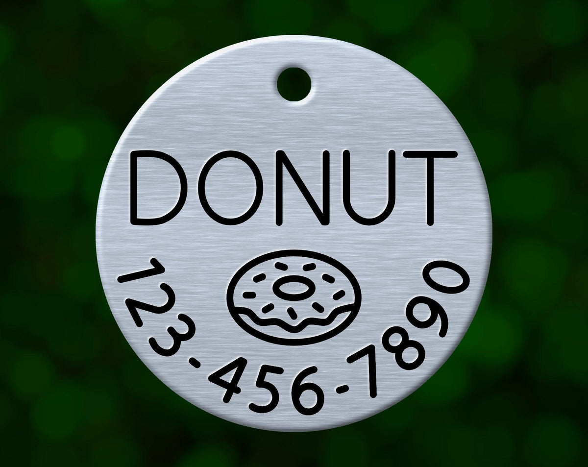 Donut Dog Tag