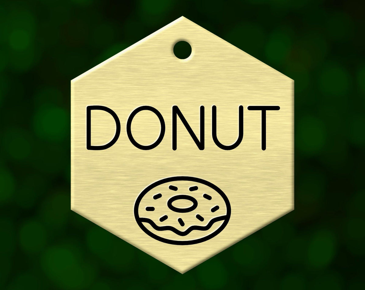 Donut Dog Tag