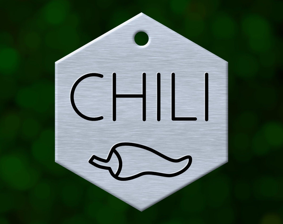Chili Pepper Dog Tag