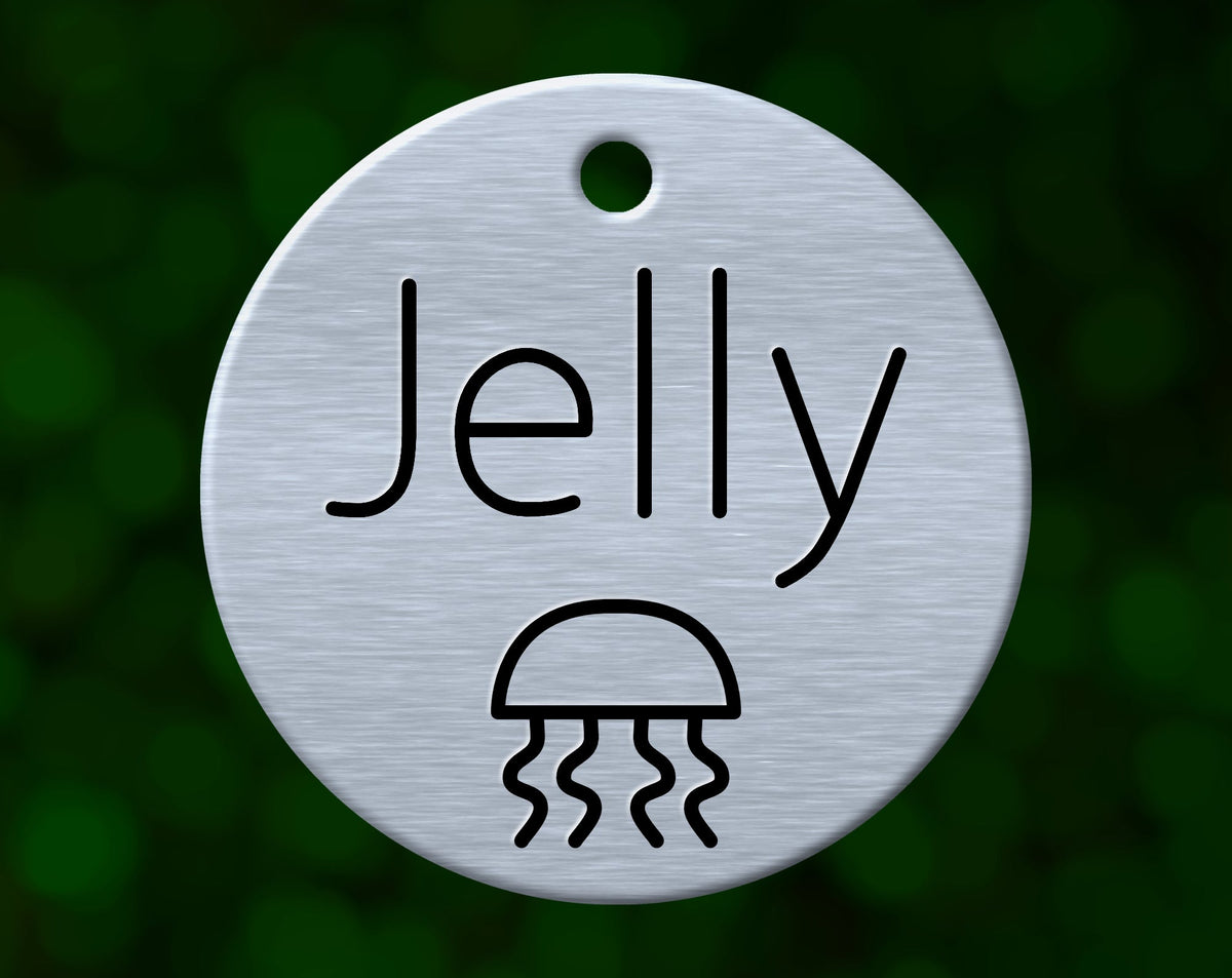 Jellyfish Dog Tag