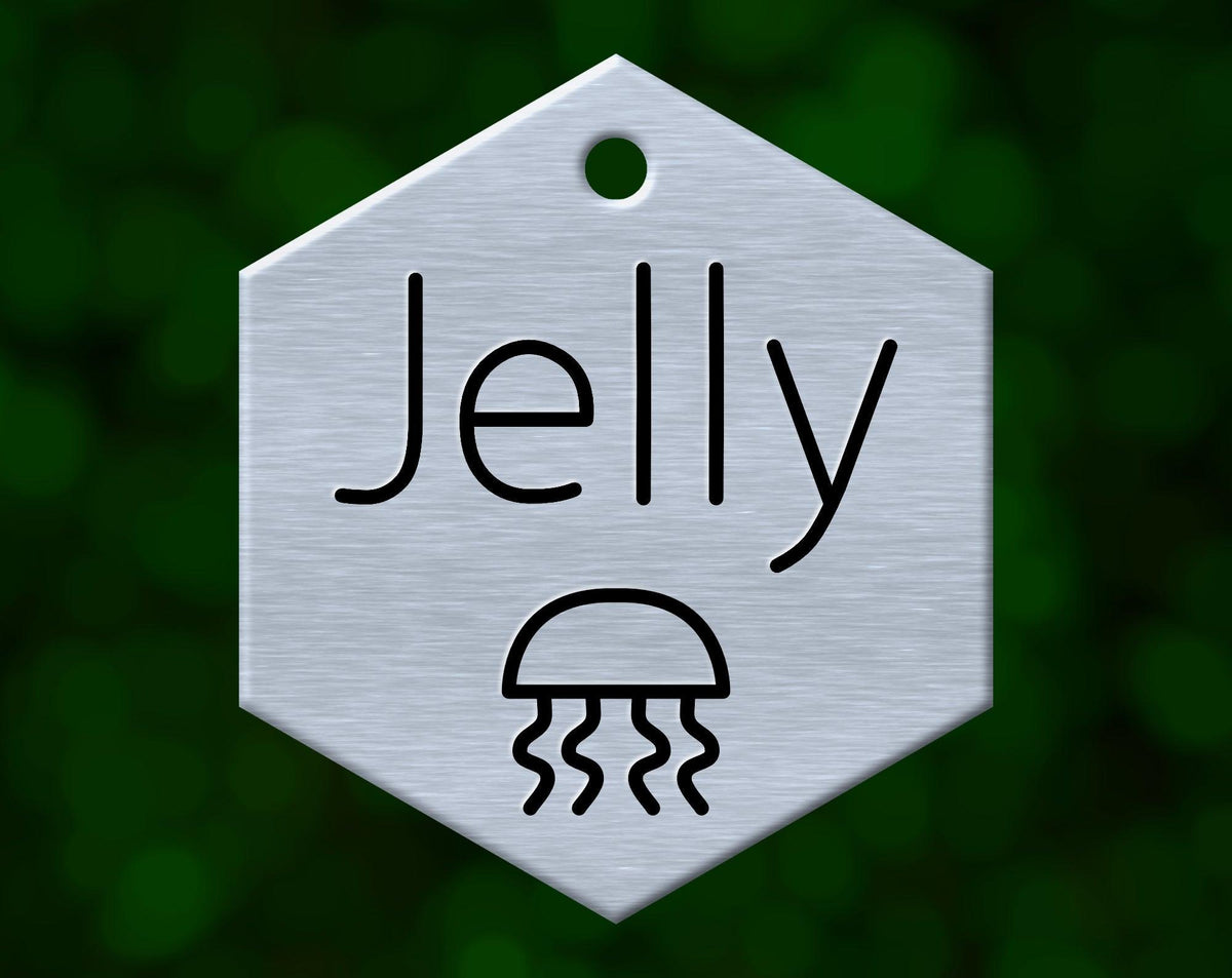 Jellyfish Dog Tag