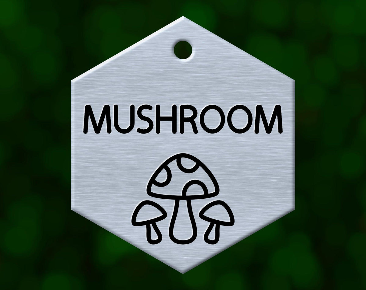 Mushrooms Dog Tag